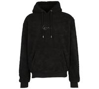 Kapuzensweatshirt KARL KANI "Karl Kani SMALL SIGNATURE TEDDY HOODIE BLACK", Herren, Gr. XXL, schwarz, 100% Polyester, Sweatshirts (16567509-XXL) schwarz
