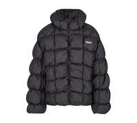 Winterjacke KARL KANI "Karl Kani Karl Kani Sport Patch Square Quilted Puffer Jacket", Herren, Gr. M, schwarz, 100% Polyester, mehrfarbig, normal, amerikanischer Ausschnitt, Jacken (53927222-M) schwarz