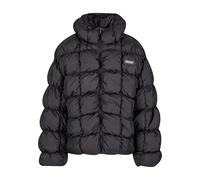 Winterjacke KARL KANI "Karl Kani Karl Kani Sport Patch Square Quilted Puffer Jacket", Herren, Gr. L, schwarz, 100% Polyester, mehrfarbig, normal, amerikanischer Ausschnitt, Jacken (53927222-L) schwarz