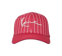 Karl Kani Unisex KA-233-003-2 KK Signature Ziczac Pinstripe Cap red, one Size
