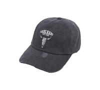 Karl Kani Unisex KA-241-011-2 Washed Skull Cap Anthracite, one Size