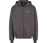 Karl Kani Unisex KM-ZH011-012-06 Chest Signature Essential Zip Hoodie Anthracite, S