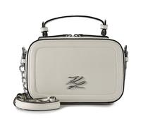 Karl Lagerfeld Autograph Handtasche Leder 20.5 cm weiss