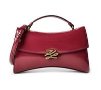 Karl Lagerfeld Autograph Handtasche Leder 25 cm rot