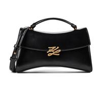 Karl Lagerfeld Autograph Handtasche Leder 25 cm schwarz