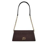 Karl Lagerfeld Autograph Schultertasche Leder 20.5 cm braun