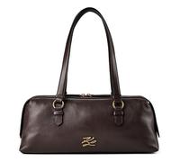Karl Lagerfeld Autograph Schultertasche Leder 35 cm braun