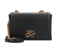 Karl Lagerfeld Autograph Umhängetasche Leder 20 cm schwarz
