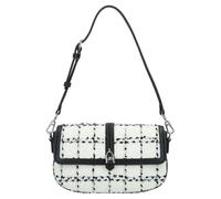 Karl Lagerfeld Behind the Seams Umhängetasche Leder 26 cm weiss