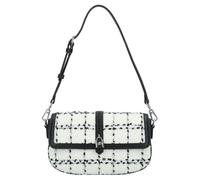 Karl Lagerfeld Autograph Umhängetasche Leder 26 cm weiss