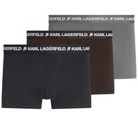 KARL LAGERFELD B.V Men's Karl Lagerfeld, Logo Multiband (3 Pack) Trunks, Mehrfarbig, M