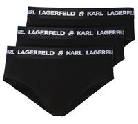 Karl Lagerfeld B.V Men's Karl Lagerfeld, Logo Set (3 Pack) Briefs, Schwarz, M