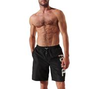 Karl Lagerfeld B.V Men's Lagerfeld, Karl Logo Long Boardshorts, Black, Schwarz, S