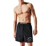 KARL LAGERFELD B.V Rue St Guillame Elastic medium Boardshorts Men Swimwear Bottom Black XL