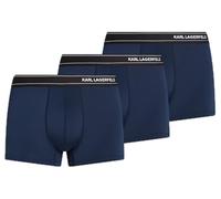 Karl Lagerfeld B.V Stripe Logo Micro Trunk (3 Pack), Mood Indigo, S