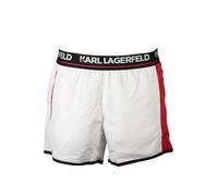 Karl Lagerfeld Beachwear Badeboxershorts mit Taschen und Kon - Größe: M