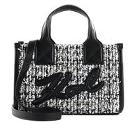 KARL LAGERFELD Belle De Jour Crossbody Tote S Black / White