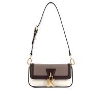 KARL LAGERFELD Belle De Jour Shoulder Bag Ash Grey / Dark Chocolate