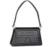 Karl Lagerfeld Ikon Schultertasche Leder 31 cm schwarz