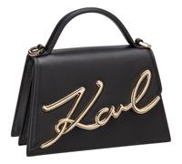 Karl Lagerfeld Signature 2.0 Handtasche Leder 21.5 cm schwarz