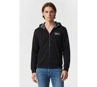 Karl Lagerfeld Black/white Sweat Hoody Jacket Größe: M | Sportbekleidung Outlet | Herren | Schwarz