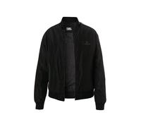 KARL LAGERFELD Blouson Herren Stehkragen Mikrofaser schwarz, 48 (S)