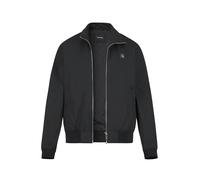 KARL LAGERFELD Blouson Herren Stehkragen Mikrofaser schwarz, 50 (M)