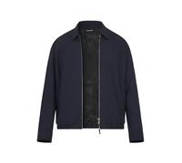 KARL LAGERFELD Blouson Herren Umlegekragen Mikrofaser blau, XXL