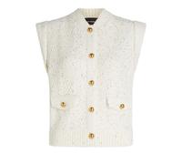 Karl Lagerfeld - Bouclé-Weste - Größe S - beige