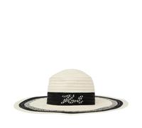 Karl Lagerfeld Caps & Mützen - SIGNATURE STRIPE LOGO SUN Hut - Gr. S/M - in Schwarz - für Damen