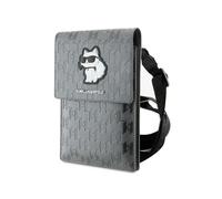 KARL LAGERFELD Tasche KLWBSAKHPCG Silber Saffiano Monogram Choupette
