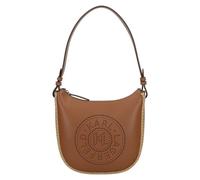 Karl Lagerfeld Circle Schultertasche Leder 25 cm braun