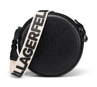 Karl Lagerfeld Circle Umhängetasche Leder 19 cm schwarz