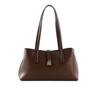 KARL LAGERFELD COTE D AZUR K / Autograph Padlock E / W Tote Dark Friar Brown