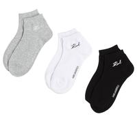 KARL LAGERFELD Damen K/Signature Sneaker Sock (3 Pack) Schwarz/Weiß/Grau 35-38