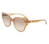 KARL LAGERFELD Damen Kl6068s Sonnenbrille, Braun/Kristall, One Size