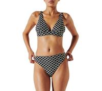 Karl Lagerfeld Damen Monogram Cheeky High Waist Bottom