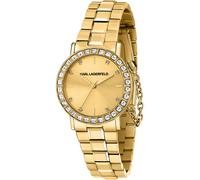 Karl Lagerfeld Crystals 33mm 5atm Quartz/analogical Damenuhr One Size Gold / Gold /