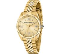 Karl Lagerfeld Damenuhr Edelstahl gold Damen