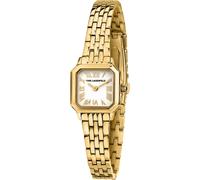 KARL LAGERFELD Damenuhr ICON SQUARE MINI Gold Weiß
