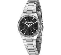 Karl Lagerfeld Damenuhr Edelstahl schwarz, silber Damen