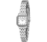 Karl Lagerfeld Damenuhr Edelstahl silber, weiß, Diamant Damen