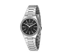 Karl Lagerfeld Damenuhr Edelstahl schwarz, silber Damen