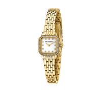 Karl Lagerfeld Damenuhr Edelstahl gold, weiß, Diamant Damen