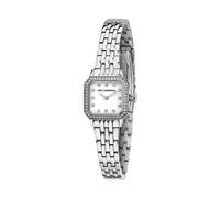 Karl Lagerfeld Damenuhr Edelstahl silber, weiß, Diamant Damen