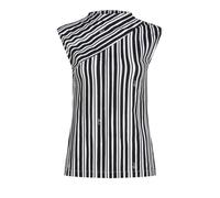 Karl Lagerfeld - Gestreiftes Tanktop T-shirt - Größe XS - schwarz