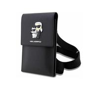 KARL LAGERFELD Tasche KLWBSAKCPMK Schwarz Saffiano Karl & Choupette