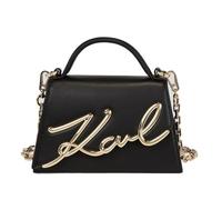 Karl Lagerfeld Signature 2.0 Handtasche Leder 21.5 cm schwarz
