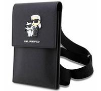 Karl Lagerfeld Handtasche KLWBSAKCPMK schwarz/schwarz Saffiano & Choupette