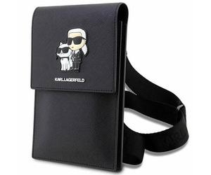 Karl Lagerfeld Handtasche KLWBSAKCPMK schwarz/schwarz Saffiano & Choupette